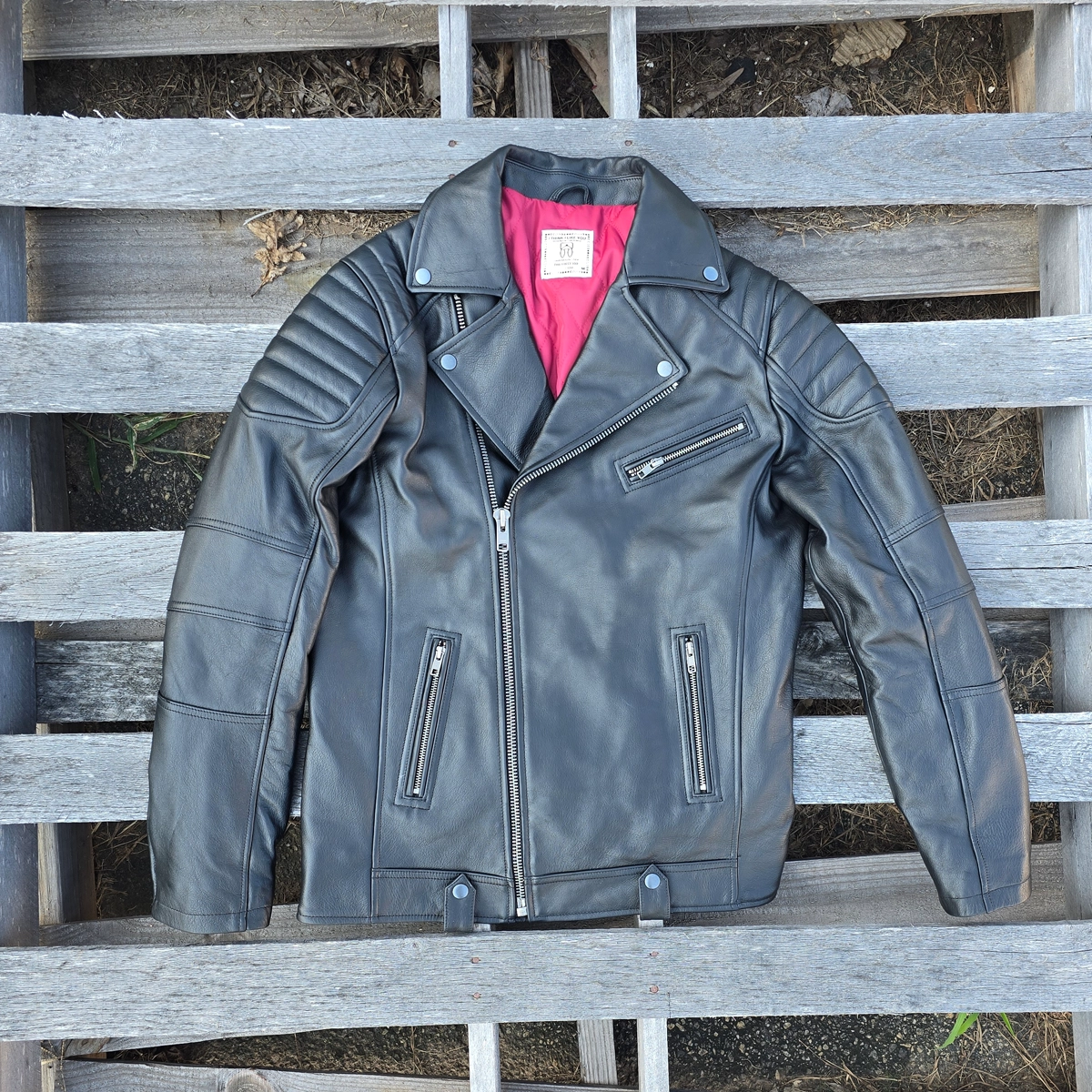 NEW - Leather jacket