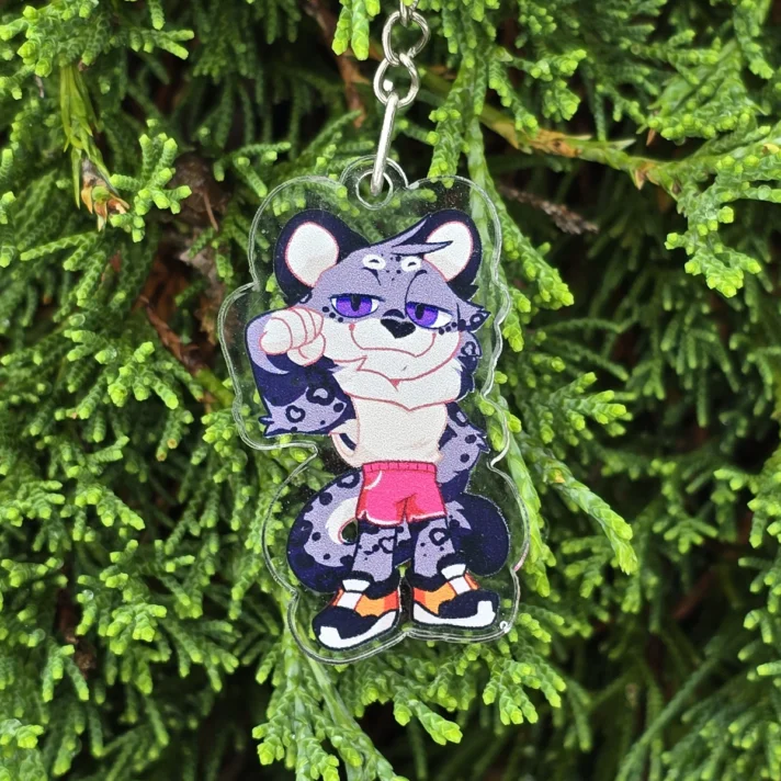 Dev acrylic keychain